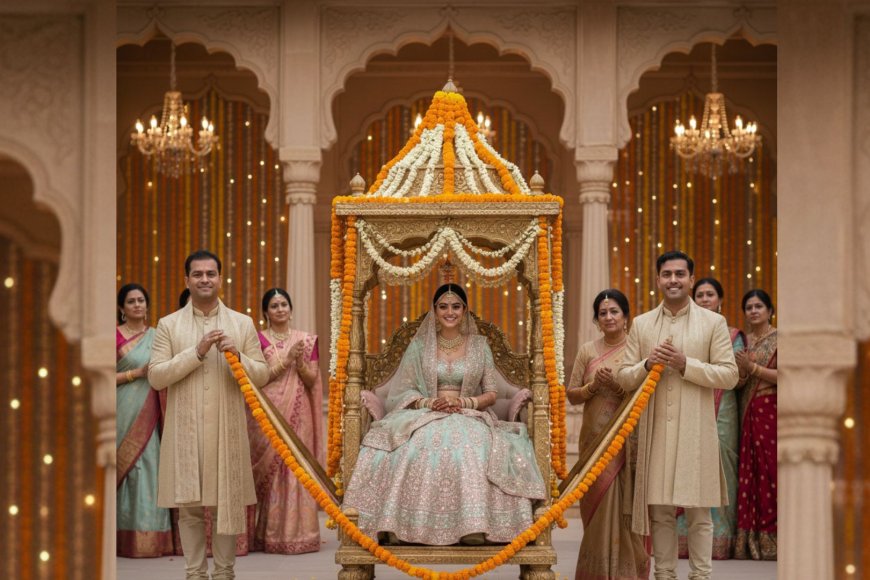 She Steps Forward, Home in Her Hands: Why the Doli Still Defines an Indian Bride’s Farewell