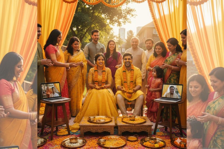 Golden Across Borders: How NRI Couples Are Redefining the Haldi Ceremony Worldwide