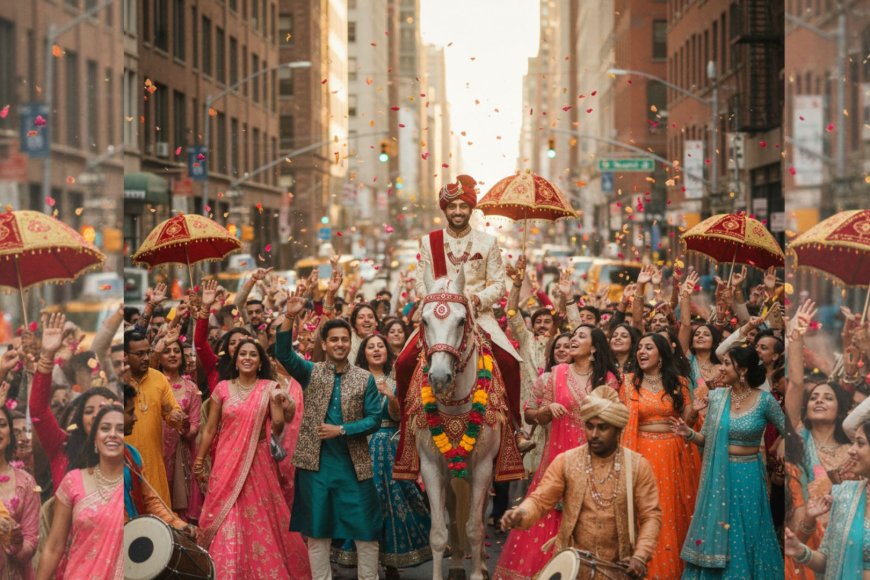 Baraat Abroad: When Indian Wedding Processions Take Over the Streets of Birmingham and Brampton