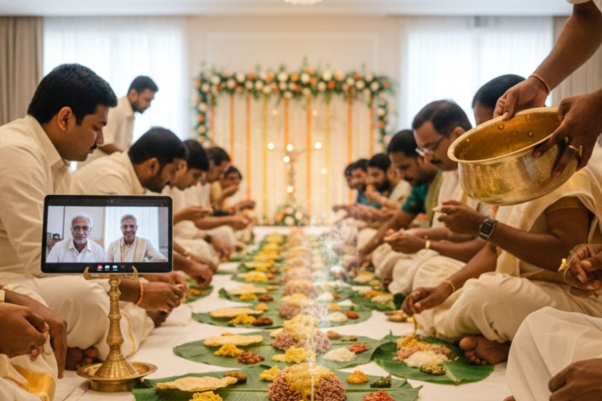 The Banana Leaf Remembers Everything: Sadya and the Sacred Art of the Kerala Wedding Feast