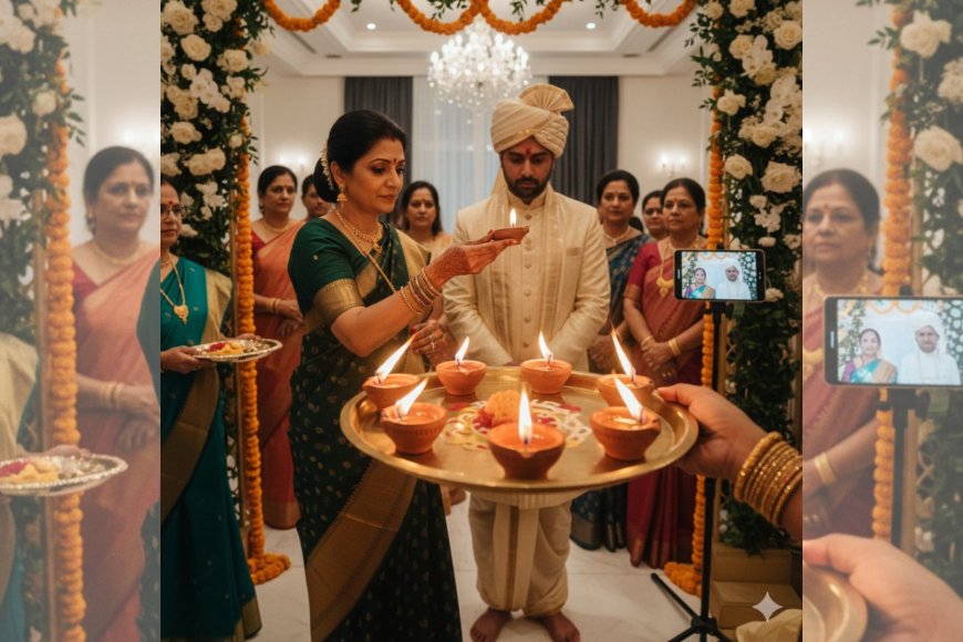 She Soaked the Wicks the Night Before: What the Bride's Mother Is Really Saying With Five Flames at Aukshan