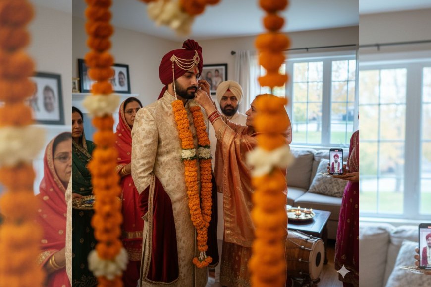 The Crown He Wears Before He Sees Her: The Sacred Story of the Sehra and Why Every Indian Groom Wears One