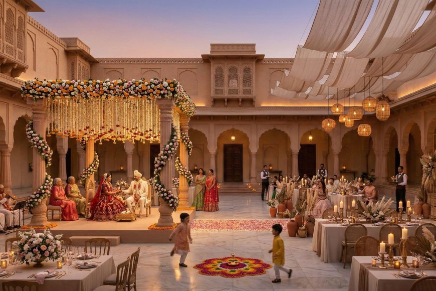 Floral vs. Non-Floral Decor: Modern Alternatives for Indian Weddings