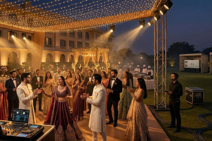 Power Backup for Outdoor Venues: The Complete Generator Planning Guide for Indian Weddings