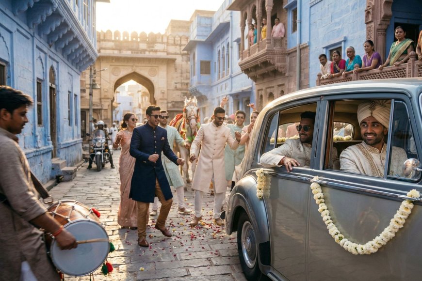 Wedding Cars, Vintage Vehicles and Guest Transfers in India: The NRI Couple's Complete Transportation Guide