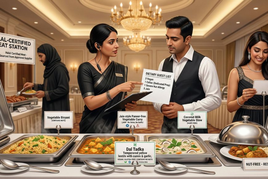 Every Guest Deserves a Full Plate: The NRI Couple's Complete Guide to Managing Dietary Restrictions at Indian Weddings