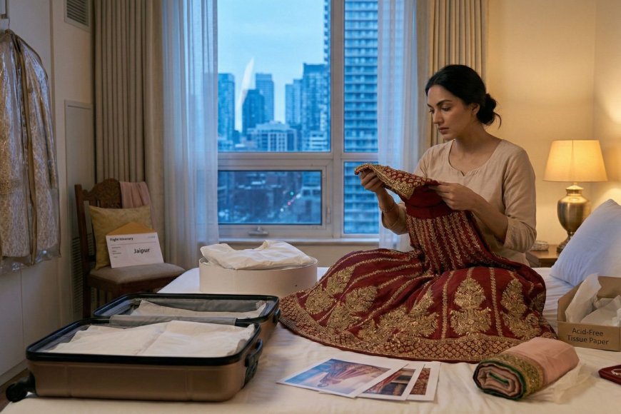 Getting Your Wedding Outfits There in One Piece: The NRI Couple's Complete Guide to Packing and Transporting Delicate Indian Wedding Clothing