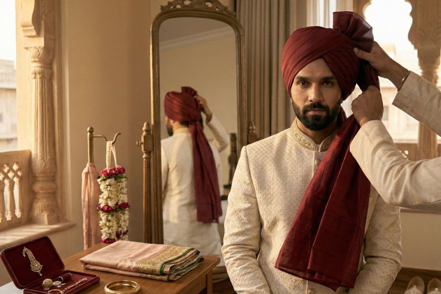 Groom's Accessories Guide — Turbans, Safa, Jewelry and More: The Complete NRI Groom's Handbook