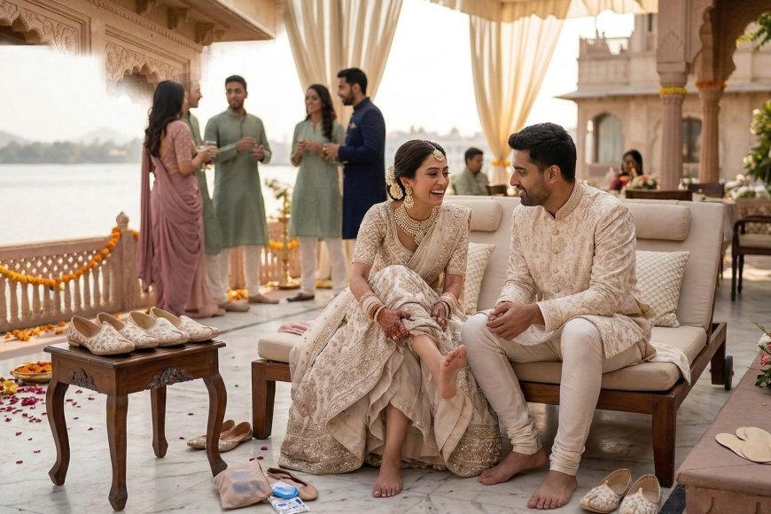 Style Without the Pain: The NRI Couple's Complete Guide to Comfortable Footwear Across Multi-Day Wedding Celebrations