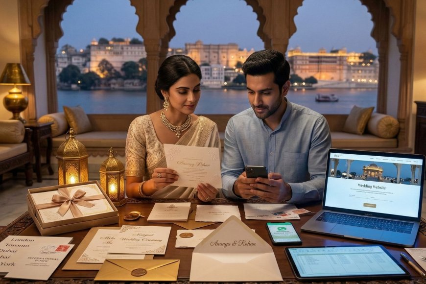 The Shaadi Ka Card: The NRI Couple's Complete Guide to Digital vs. Print Wedding Invitations