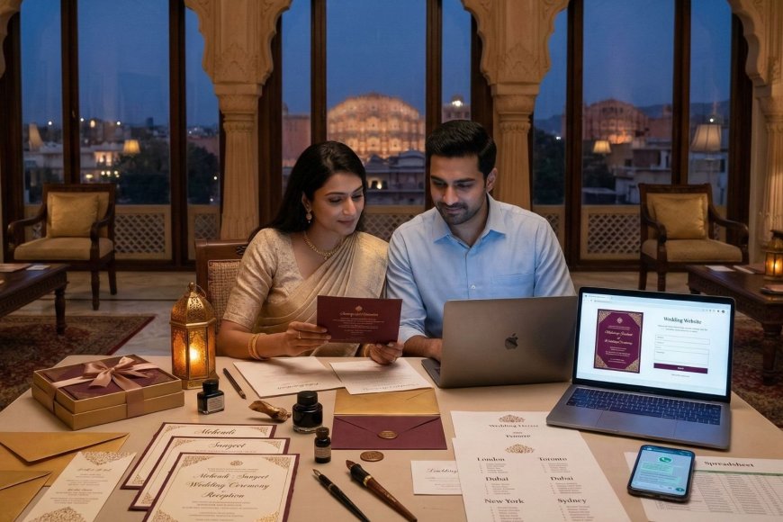 The Invitation That Works for Everyone: The NRI Couple's Complete Guide to Wording Wedding Invitations for a Global Guest List