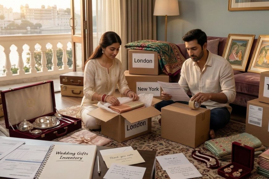 The Silk Bedspread That Almost Didn't Make It Home: The NRI Couple's Complete Guide to Shipping Wedding Gifts Back to Your Country of Residence