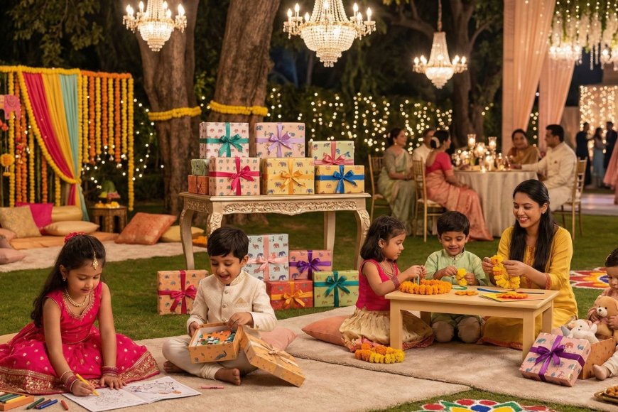 The Child in the Miniature Sherwani: The NRI Couple's Complete Guide to Kids' Entertainment and Childcare at Indian Weddings