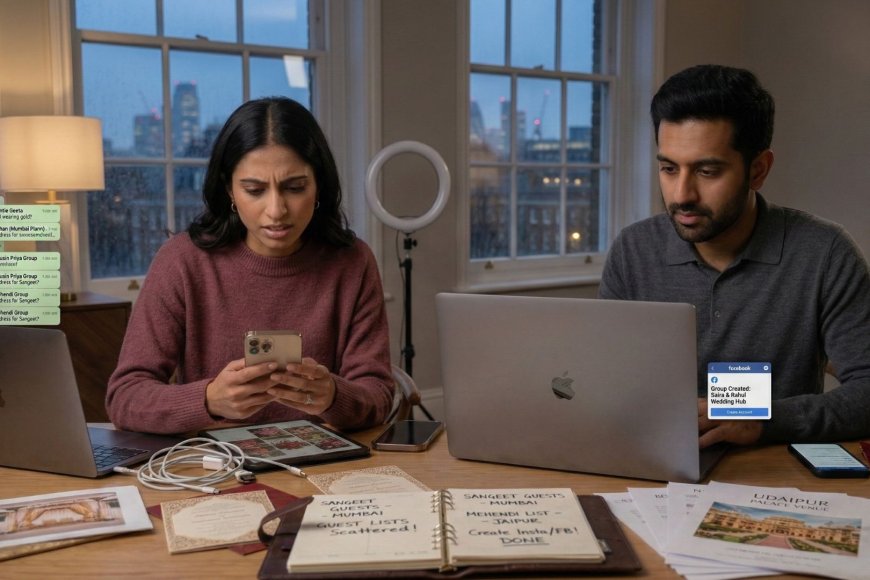 Creating a Private Instagram or Facebook Group for Wedding Updates — The Complete NRI Wedding Planning Guide