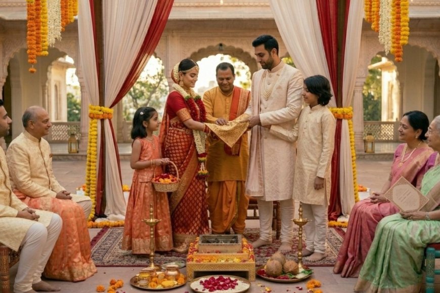 The Wedding That Was Also the First Day of the Family: The NRI Couple's Complete Guide to Planning Your Indian Wedding with Children from Previous Relationships