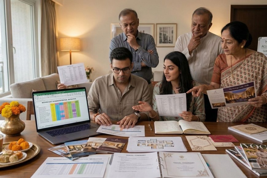 Extended Family Accommodation: Who Pays for What at Your Indian Wedding — The Complete NRI Wedding Planning Guide
