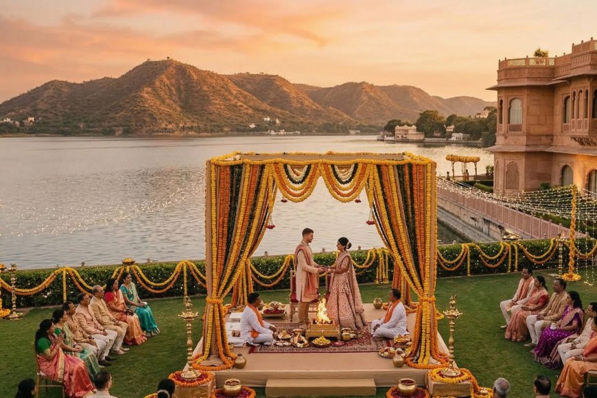 Udaipur Marriott Hotel — Lake Fateh Sagar Wedding Views Without the Ultra-Luxury Price Tag: NRI Guide — The Complete NRI Wedding Planning Guide