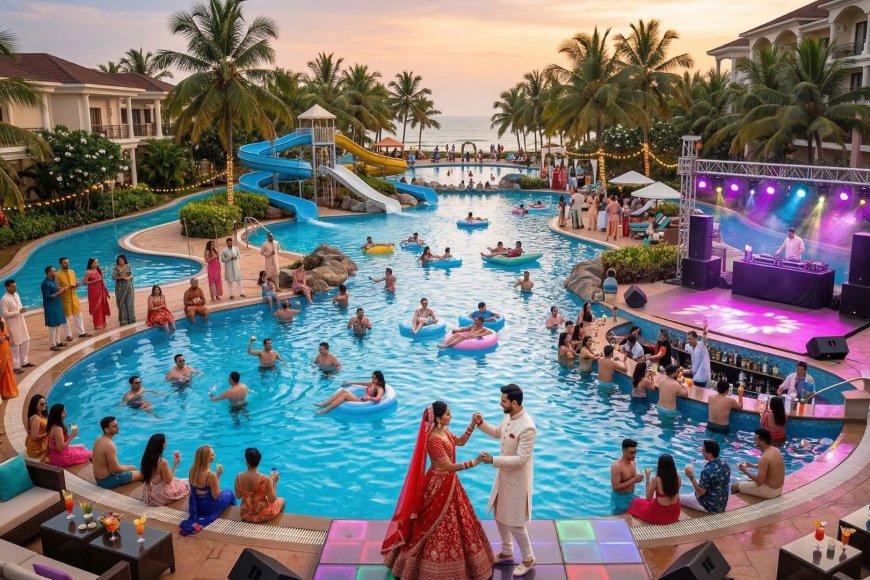 Resort Rio Goa — India's Largest Pool Complex as Your Wedding Backdrop: NRI Party-First Wedding Guide — The Complete NRI Wedding Planning Guide