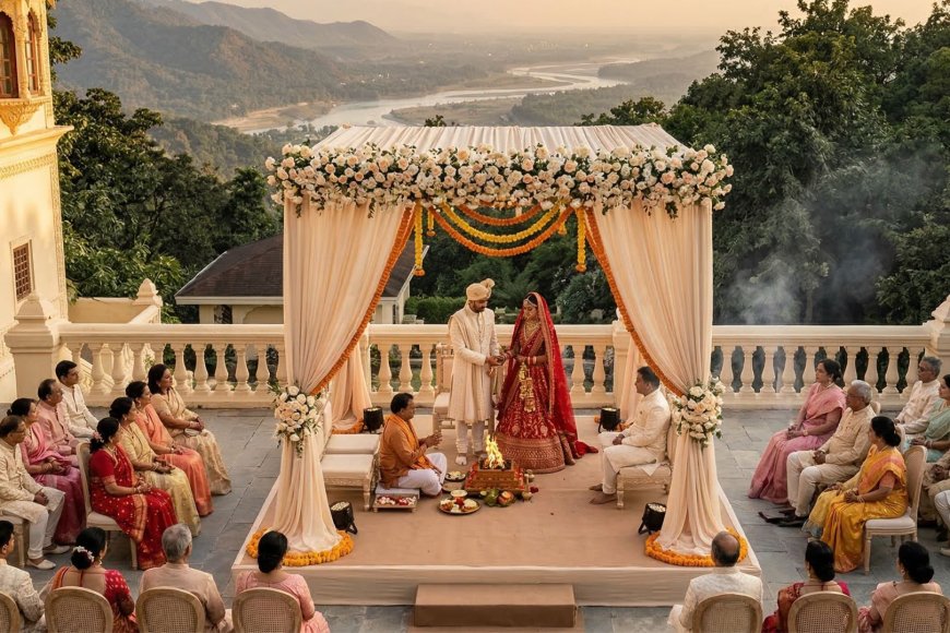 Ananda in the Himalayas, Rishikesh — Marrying Above the Ganges in a Maharaja's Palace Estate: The NRI Wellness Wedding Guide