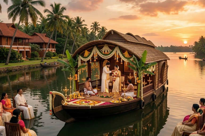 Kumarakom Lake Resort — A Houseboat Mandap on Vembanad Lake: The Most Kerala Wedding Possible for NRIs