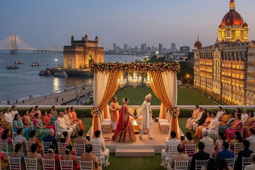Taj Lands End, Bandra Mumbai — A Cliffside Wedding Above Bandstand in India's Most Glamorous Suburb