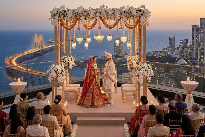 Four Seasons Hotel Mumbai — India's Most Famous Rooftop Bar Becomes Your NRI Wedding Venue