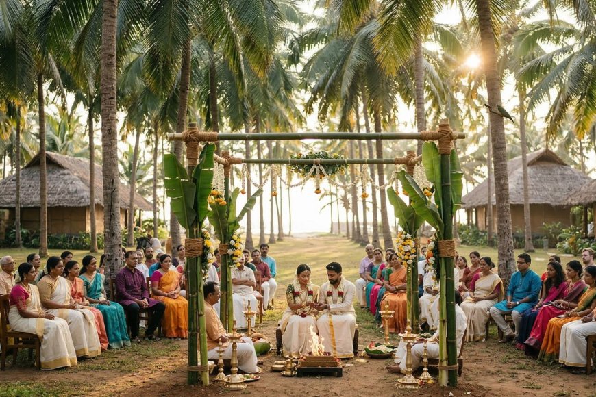 CGH Earth Marari Beach — An Organic Coconut Grove Wedding in a Kerala Fishing Village: NRI Eco Guide — The Complete NRI Wedding Planning Guide