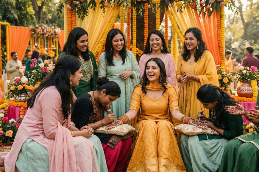 Mehendi Outfit Shopping in Delhi: The Complete NRI Guide to Yellows, Greens and Pastels on a Budget