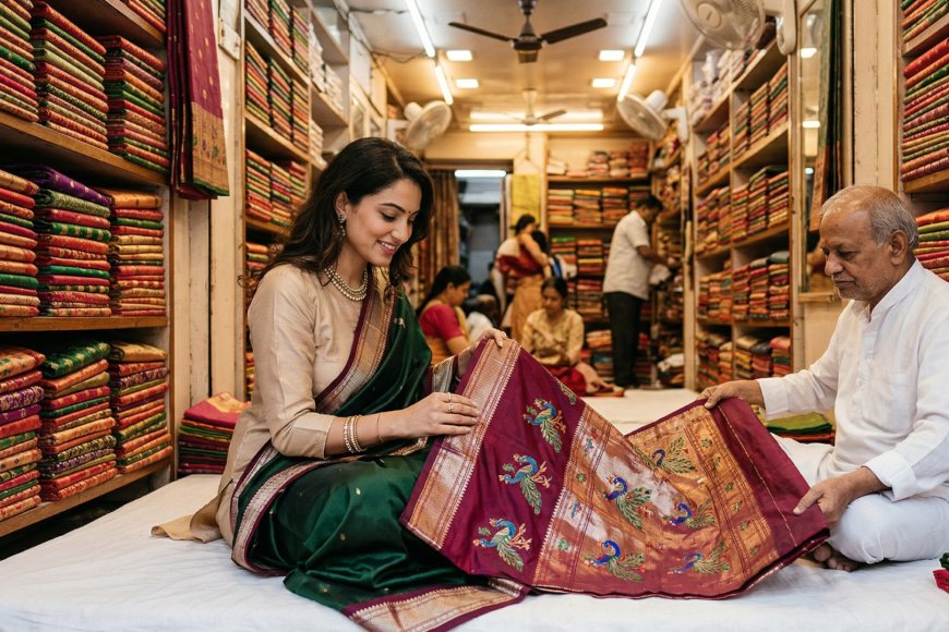 Paithani Saree Buying in Mumbai — Where to Find Authentic Weaves Without Going to Pune