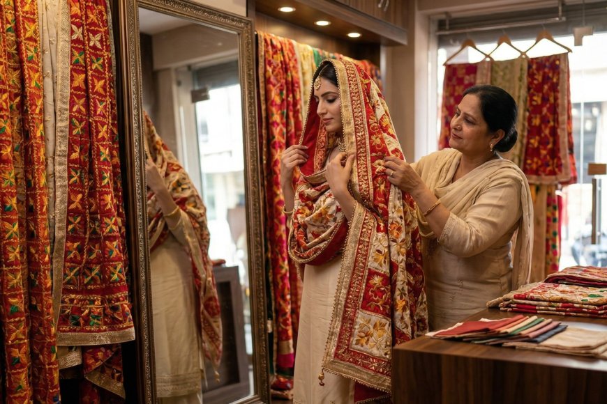 Bridal Dupatta Shopping in Jalandhar — Standalone Pieces That Elevate Any Outfit