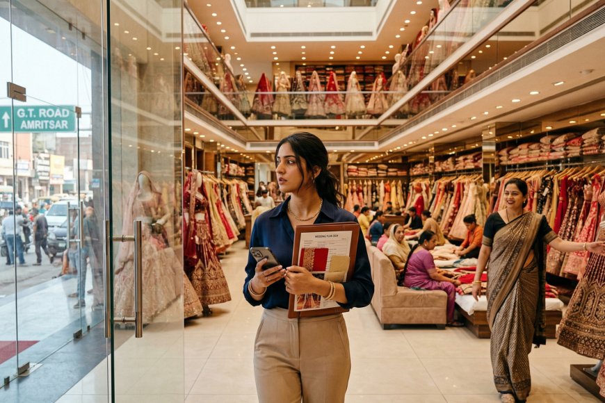 GT Road Wedding Shops in Jalandhar — Big Showrooms, Big Selection, Big Decisions