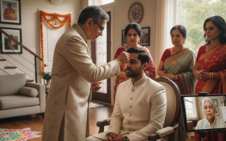 The Mark That Says Welcome to the Family: What the Tilak Ceremony Really Means for NRI Families