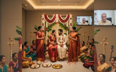 Why the Oonjal Is the Most Photographed Moment in a Tamil Brahmin Wedding — And How NRI Couples Can Recreate It Perfectly Abroad