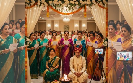 Eight Verses. One Word. Every Person in the Room Says It Together — This Is What Makes a Marathi Wedding Complete