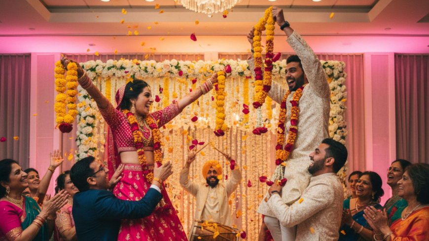 They Reach for Each Other With Flowers Because Every Love Story Deserves a Beginning Worth Remembering