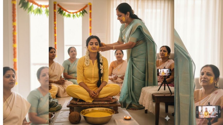 Where Turmeric Meets the Cross: The Haldi and Roce Ceremony in Konkani Catholic Weddings