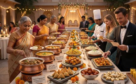 Feeding Two Worlds at One Table: The NRI Couple's Complete Guide to Designing a Wedding Menu for Indian and International Guests