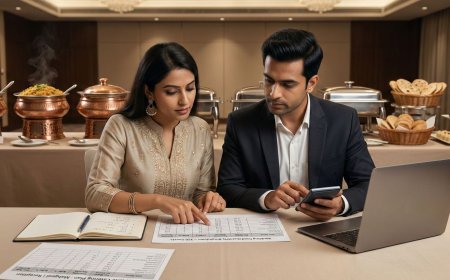 The Biryani Cannot Run Out: The NRI Couple's Complete Quantity Planning Guide for Indian Wedding Food