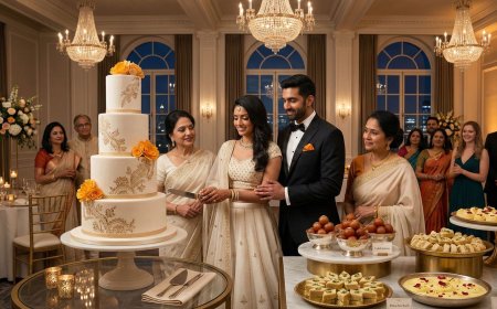 Cake or Mithai? The NRI Couple's Complete Guide to Balancing Wedding Cake and Indian Desserts at Your Reception