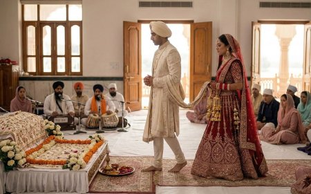 The Blissful Union: The NRI Couple's Complete Guide to the Sikh Anand Karaj Wedding Ceremony