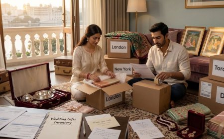 The Silk Bedspread That Almost Didn't Make It Home: The NRI Couple's Complete Guide to Shipping Wedding Gifts Back to Your Country of Residence