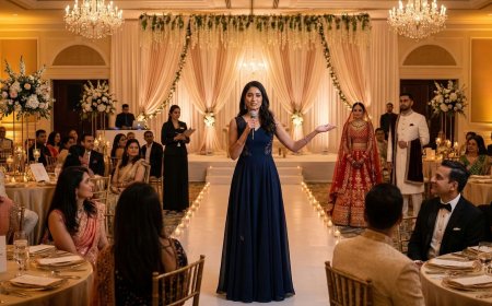 The Voice That Holds the Evening Together: The NRI Couple's Complete Guide to Hiring a Professional Emcee for Your Indian Wedding