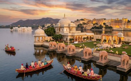 Jagmandir Island Palace, Udaipur — An Island Wedding in a Mughal-Era Palace: The NRI Couple's Complete Guide