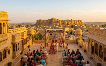 Fort Rajwada Jaisalmer — Rooftop Weddings Above the Golden City: The Complete NRI Destination Guide — The Complete NRI Wedding Planning Guide