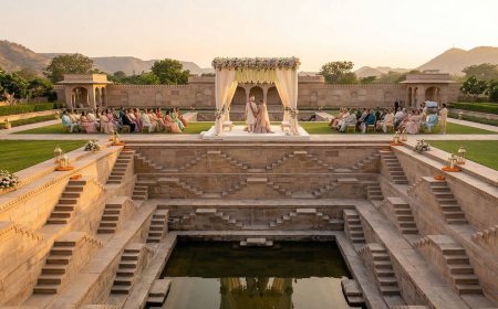 JW Marriott Jaipur Resort & Spa — 65 Acres, 6 Venues and a Stepwell: The NRI Destination Wedding Guide — The Complete NRI Wedding Planning Guide