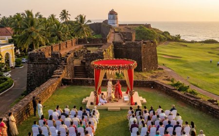 The Lalit Golf & Spa Resort Goa — A Portuguese Heritage Golf Estate Wedding on Sinquerim Beach: NRI Guide — The Complete NRI Wedding Planning Guide