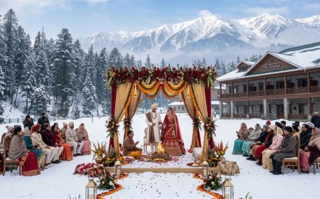 The Khyber Himalayan Resort Gulmarg — A Snow-Covered Kashmir Wedding at India's Only 5-Star Ski Resort: NRI Guide — The Complete NRI Wedding Planning Guide