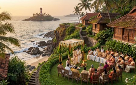Niraamaya Surya Samudra, Kovalam — An Intimate 31-Cottage Clifftop Wedding That Feels Like Kerala's Best Kept Secret