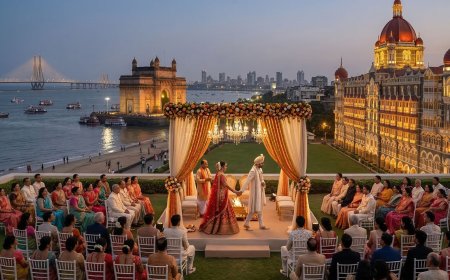 Taj Lands End, Bandra Mumbai — A Cliffside Wedding Above Bandstand in India's Most Glamorous Suburb
