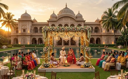 The Leela Palace Bengaluru — A Royal Garden Wedding in the Garden City: The NRI Complete Guide — The Complete NRI Wedding Planning Guide